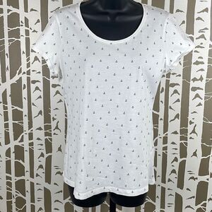 H&M Anchor Print T-Shirt L
